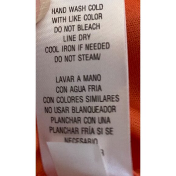 Studio One New York Orange Lace Dress Size 8 - Picture 5 of 11